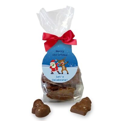 Bolsa de regalo con formas de chocolate 'Let's Celebrate'