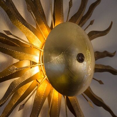 s.LUCE Diator L hand-forged sun rust and gold colors
