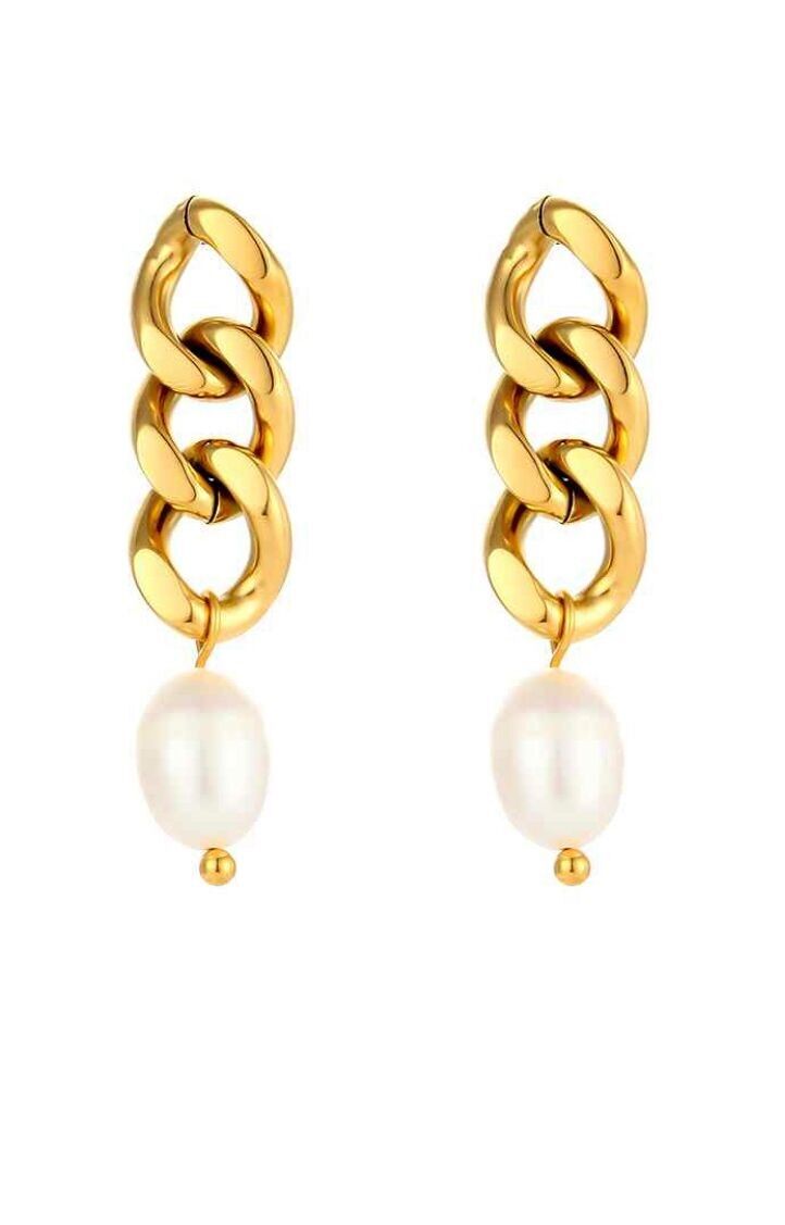 Orecchini glamour-fiore di menta