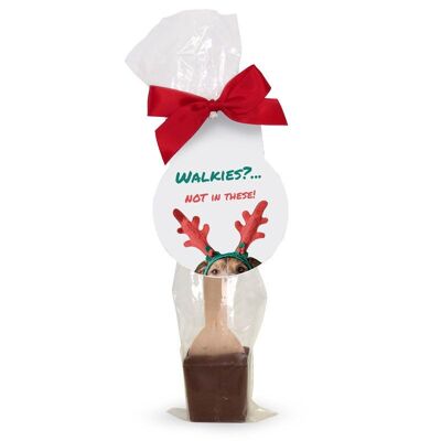 'Walkies' Hot Milk Chocolate Stirrers