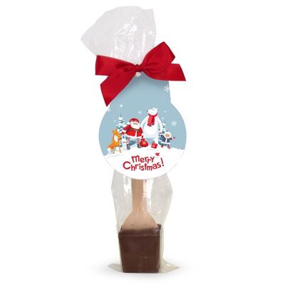 Santa & Friends Hot Chocolate Stirrer