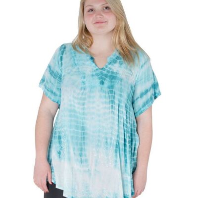 Beach T-shirt with Degrade Sleeves Large Sizes