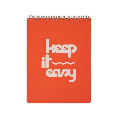 Top Spiral Notebook, Keep it Easy