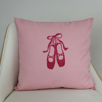 Coussin enfant chaussons de danse 1