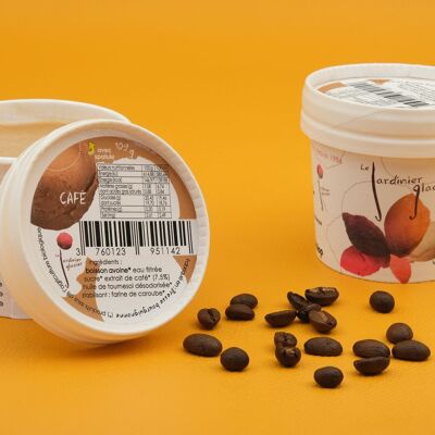 Glace végétale base sirop d'avoine - CAFE