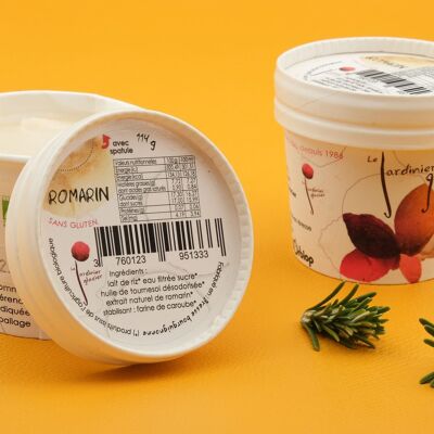Vegetable ice cream based on rice syrup - ROSEMARY
