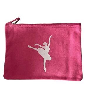 Trousse danseuse étoile rose et blanc pailleté