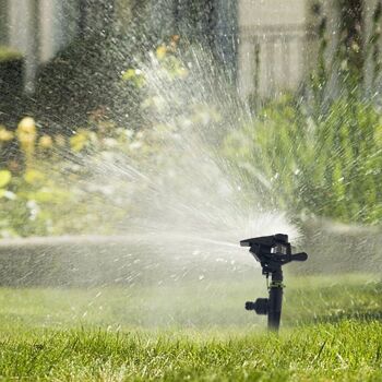 ROTAJET : Arroseur de jardin sur piquet avec jet réglable pulvérisation et rotation de 30 à 360 degrés, irrigation de jardin, accessoire pour tuyaux d'arrosage 1