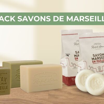 Paquete de implementación del jabón de Marsella