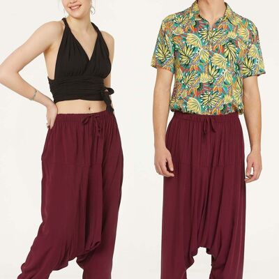 Pantalón Harem Unisex Morado