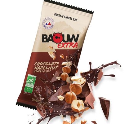 Baouw Extra CHOCOLATE - HAZELNUT energy bar