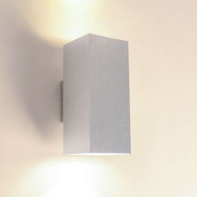 Aplique de pared s.LUCE Madras, negro, modelo: 1 lámpara