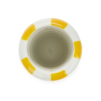 Vase - Vase - Blumenvase, Flotteurs, jaune, 20 cm 5