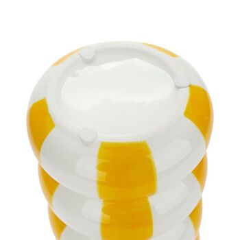 Vase - Vase - Blumenvase, Flotteurs, jaune, 20 cm 6