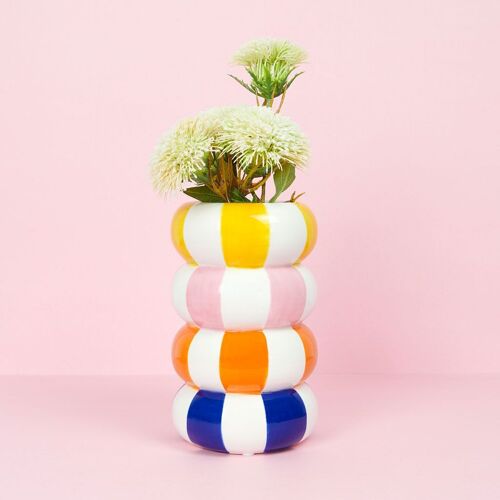 Vase - Florero - Blumenvase, Floats, multicolore, 20 cm