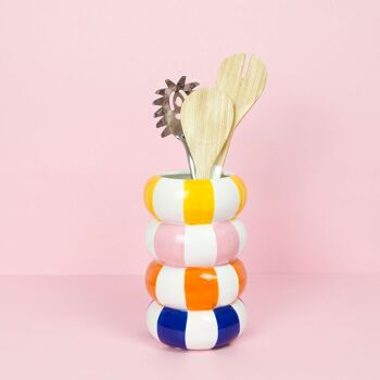 Vase - Vase - Blumenvase, Flotteurs, multicolore, 20 cm 2