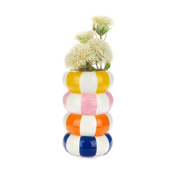 Vase - Vase - Blumenvase, Flotteurs, multicolore, 20 cm 3