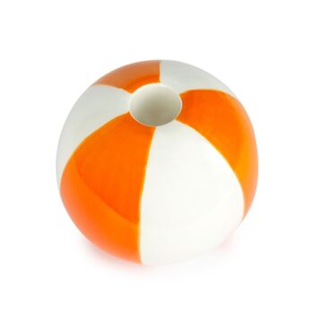 Bougeoir - Bougeoir - Candélabre - Armleuchter, Ballon de Plage, orange, 8 cm 6