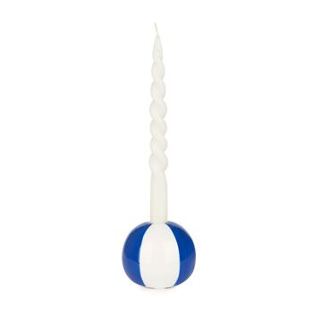 Bougeoir - Bougeoir - Candélabre - Armleuchter, Beach Ball, bleu, 8 cm 2