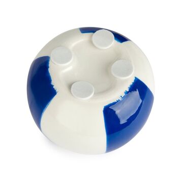 Bougeoir - Bougeoir - Candélabre - Armleuchter, Beach Ball, bleu, 8 cm 5