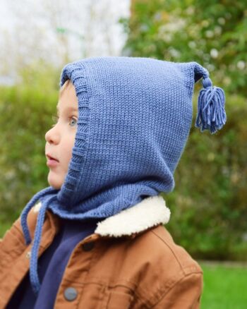 Patron tricot facile Cagoule enfant Sacha 3