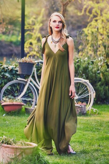 Sarouel hippie vert 1