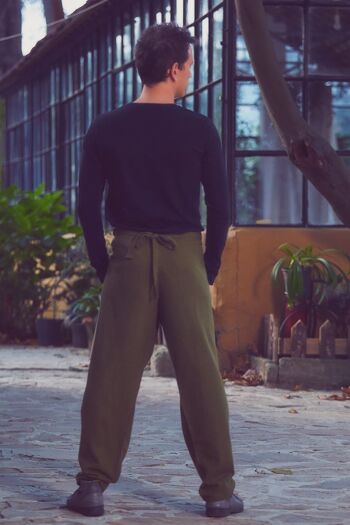 Pantalon portefeuille vert 4