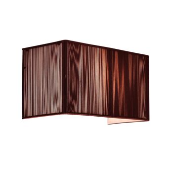 s.LUCE Twine applique murale en tissu 30cm marron 1