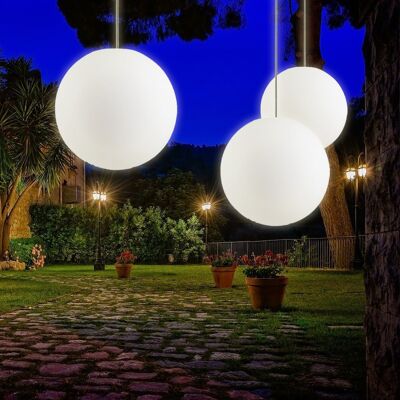 s.LUCE pro Globe + hanging ball lamp for inside & outside IP54 - Ø 30cm
