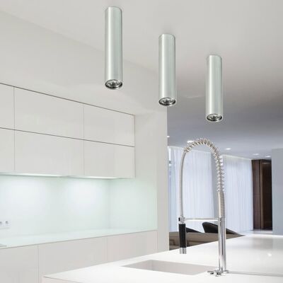 s.LUCE Pole L surface-mounted ceiling light 30cm aluminum-glossy