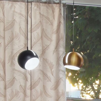 Lámpara colgante de s.LUCE Ball 2.0 orientable Ø 20cm color oro