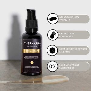 THERHAPPY DREAM DROPS - Flacon 30 Prises- Complément Alimentaire À base de Plantes - Endormissement & Décalage Horaire