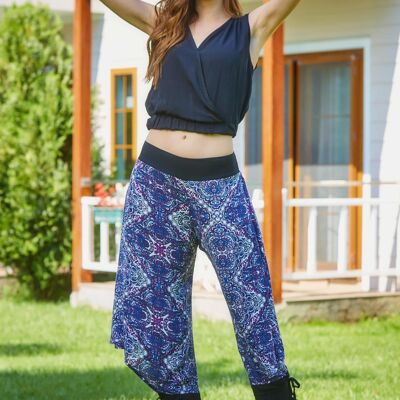 Baggy-Hose mit Paisleymuster