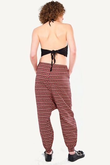 Pantalon ample imprimé avec poche 2