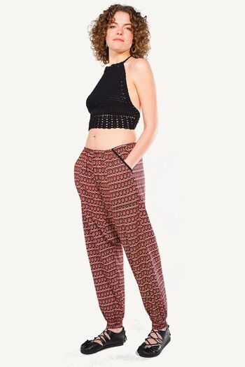 Pantalon ample imprimé avec poche 4