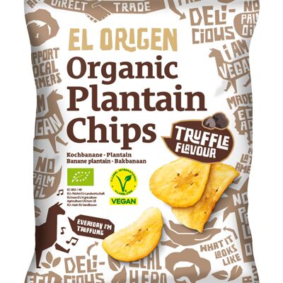 Chips di platano biologico al gusto di tartufo