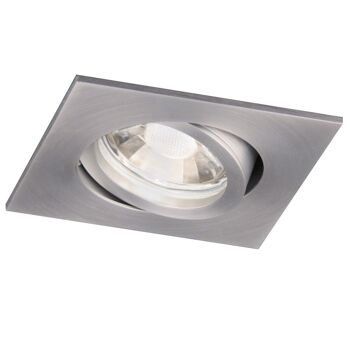 Spot encastrable s.LUCE GU10 Prim orientable 230V aluminium mat