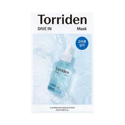 Torriden Intense hydration mask with hyaluronic acid