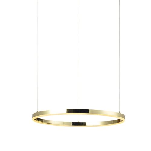 s.LUCE pro LED-Hängeleuchte Ring M 2.0 Ø 60cm Dimmbar - Gold