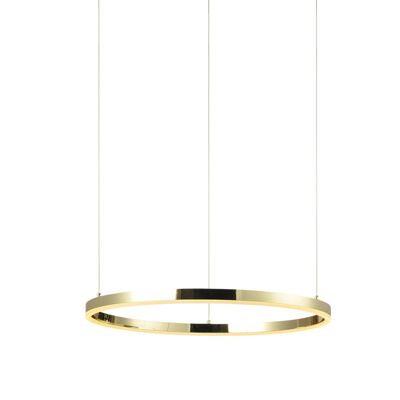 s.LUCE pro LED-Hängeleuchte Ring M 2.0 Ø 60cm Dimmbar - Gold