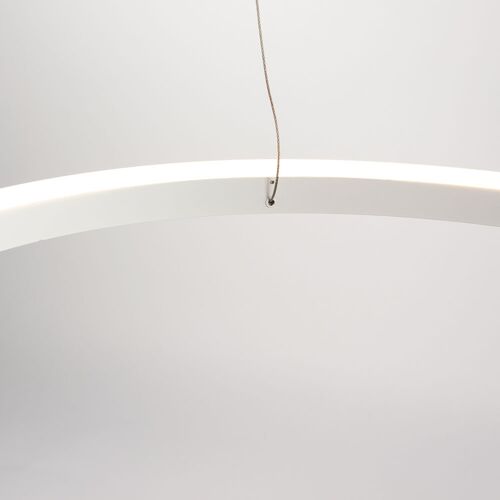 s.LUCE pro LED-Hängeleuchte Ring 3.0 Ø 80cm direkt o. indirekt - Weiß