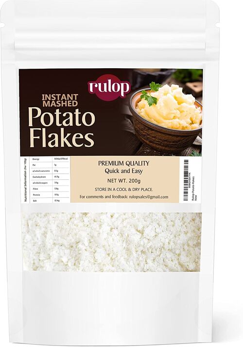 Rulop Instant Mashed Potatoes Creamy Potato Flakes 200g