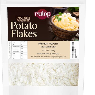 Rulop Instant Mashed Potatoes Creamy Potato Flakes 200g
