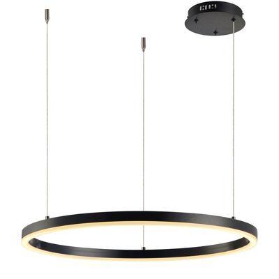 s.LUCE pro Lampe à suspension LED Ring XL 2.0 Ø 100cm dimmable - noir
