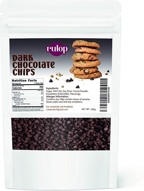 Rulop Dairy Free Mini Chocolate Chips 200g