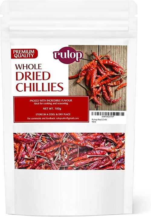Rulop Whole Dried Red Chilli 100g