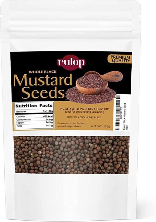 Rulop Black Mustard Seeds 200g