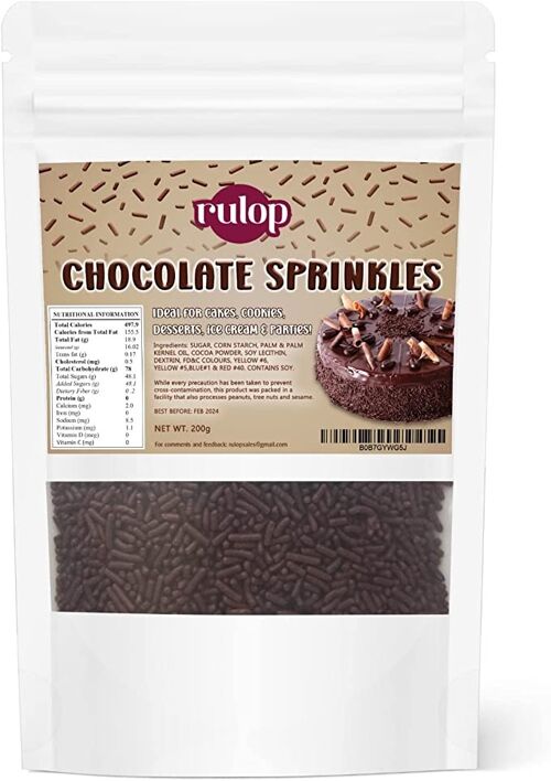 Rulop Chocolate Sprinkles 200g