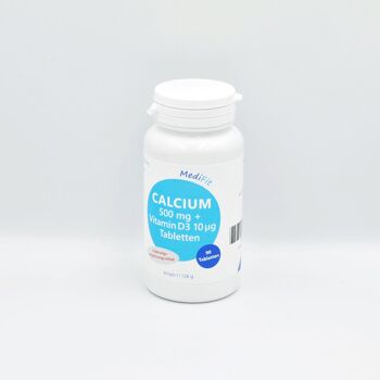 Calcium 500 mg + Vitamine D3 10µg 1