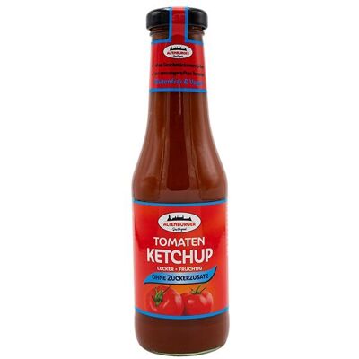 Ketchup aux tomates sans sucre ajouté
